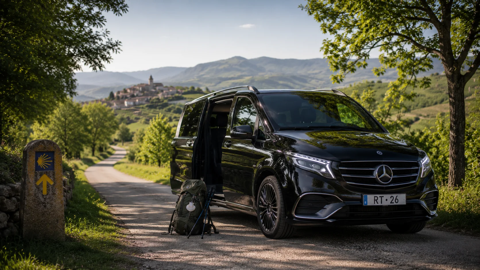 Transfer privado para peregrinos del Camino de Santiago en La Rioja — Rioja Transfer