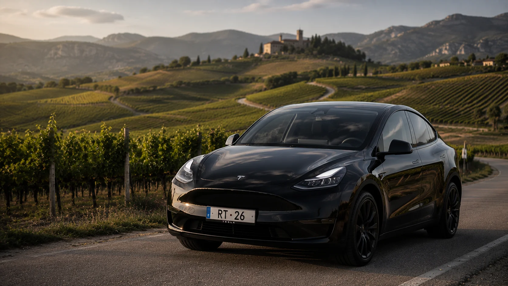 Tesla Model Y VTC Logroño — Rioja Transfer