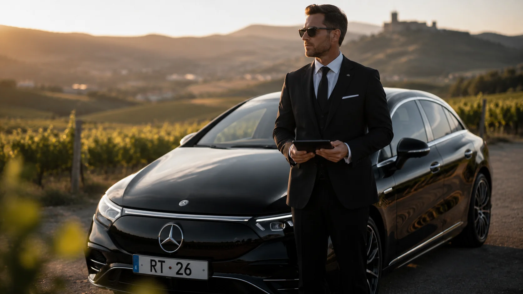 Conductor profesional VTC premium Logroño — Rioja Transfer