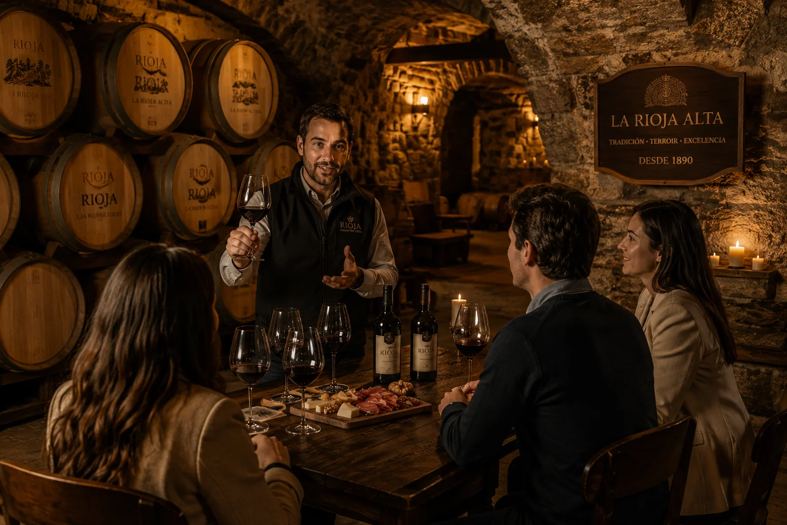 Ruta del vino Rioja Alta con conductor privado — viñedos y bodegas — Rioja Transfer