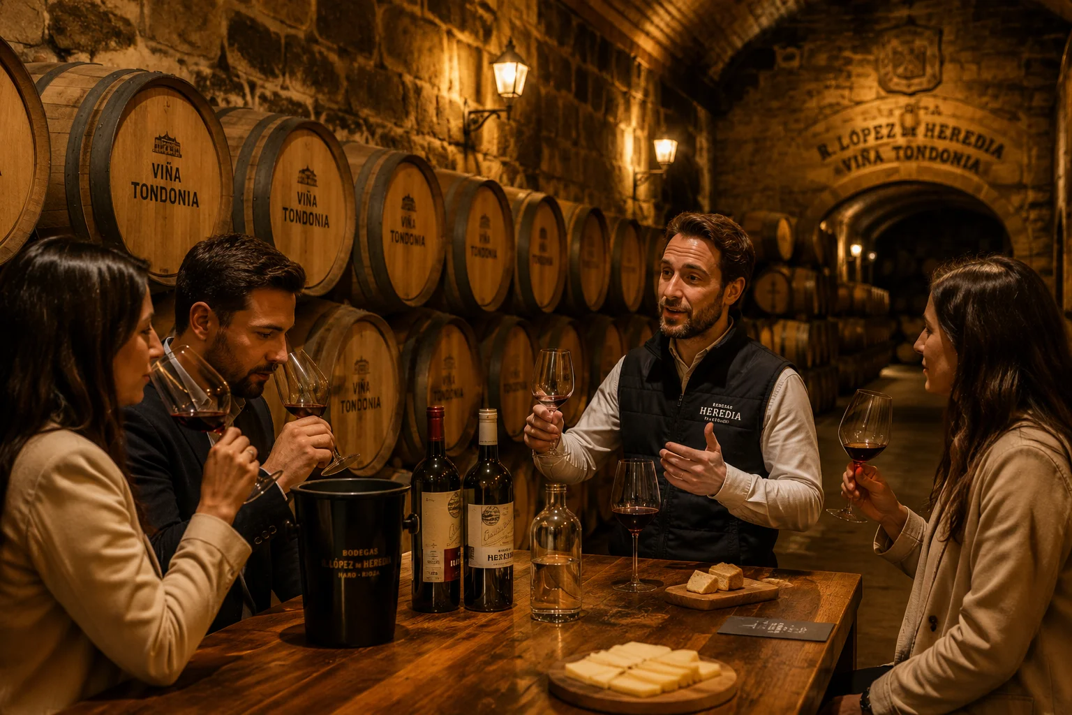 Bodegas centenarias del Barrio de la Estación de Haro, La Rioja Alta