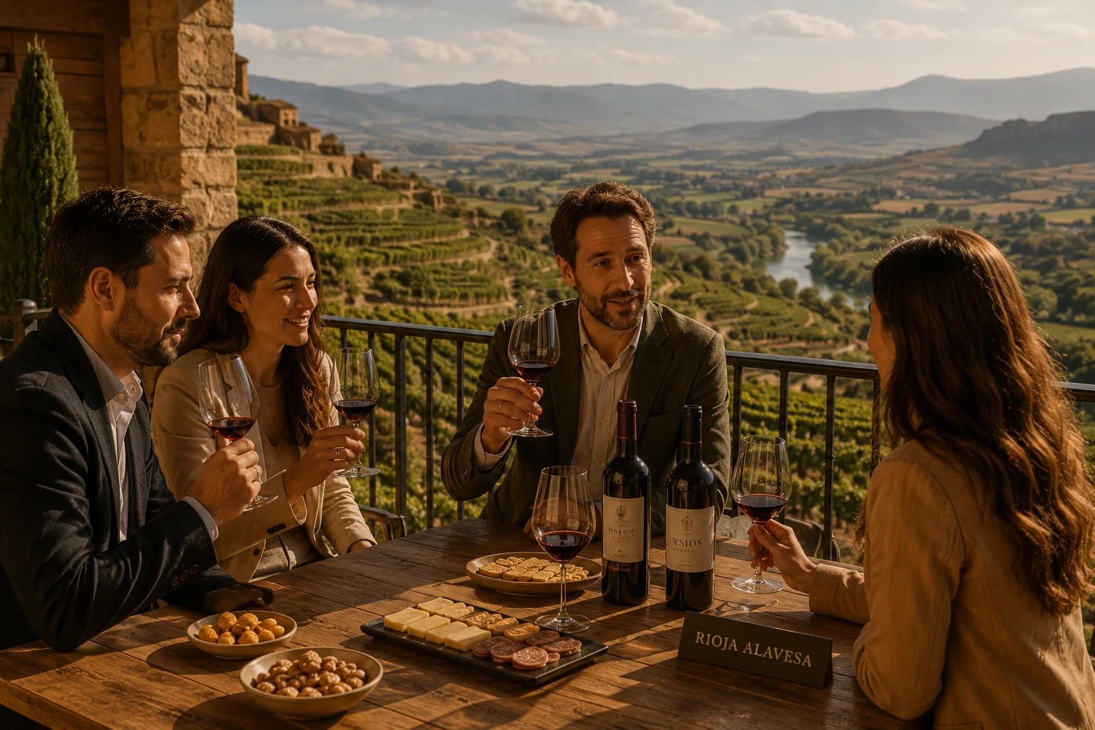 Laguardia Rioja Alavesa — bodegas, murallas y viñedos — visita con conductor Rioja Transfer
