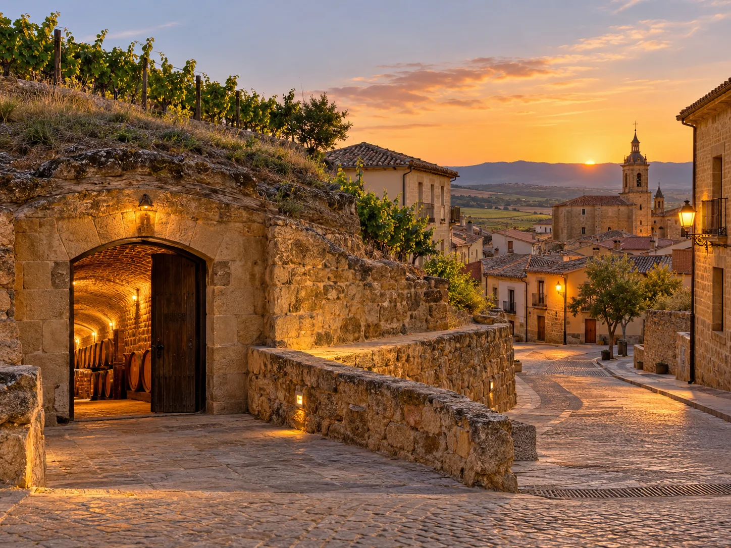 Ollauri y sus bodegas subterráneas en La Rioja